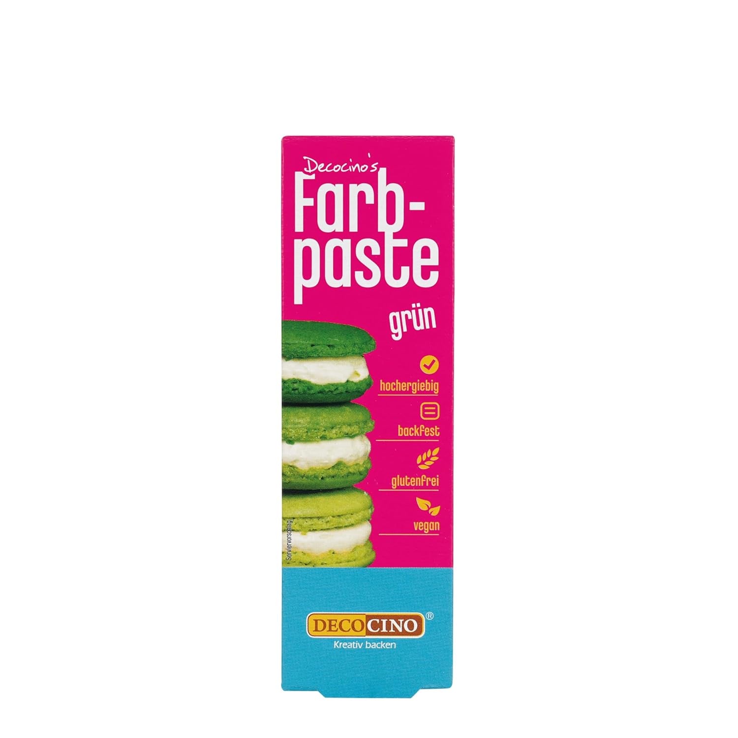 Pastă de colorant roz DECOCINO – 20 g – Colorant alimentar, ideal pentru colorarea prăjiturilor, fondantului și cremelor – Fără acizi grași azoici și gluten