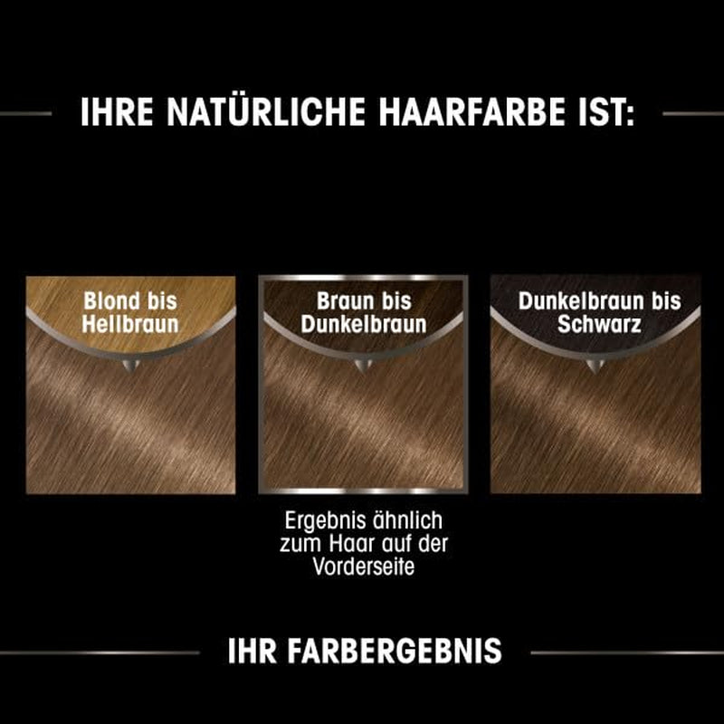 Garnier Olia Hair Colour 6.0 Light Brown + True Treasures Repair Treatment (340ml) pentru păr deteriorat - colorare fără amoniac, uleiuri naturale, acoperire păr gri, miere și ceară de albine, mai puțină rupere a părului Vopsea pentru par Naty Shop