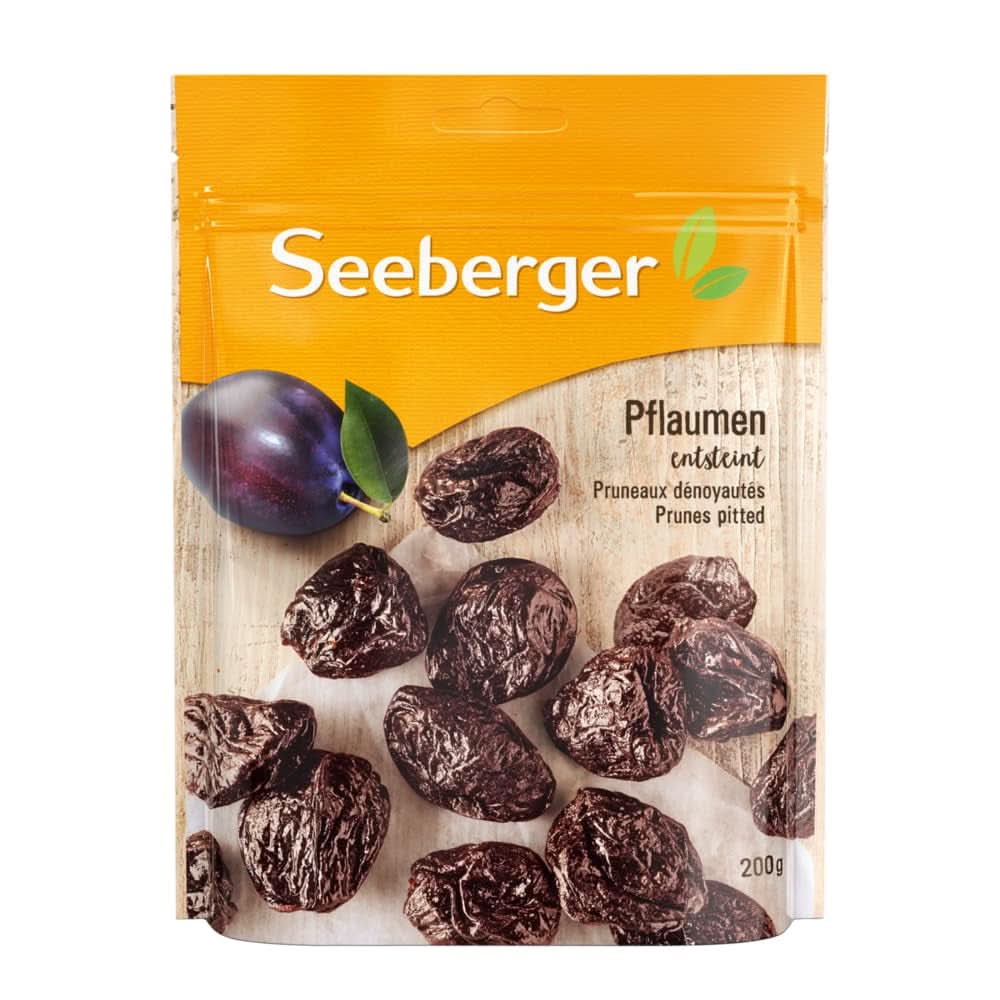 Seeberger Extra große, leckere Pflaumen von bester Qualität – sehr süß und aromatisch, 13 x 125 Gramm, Naty Shop Dehydrierte Produkte, 13 x 200 Gramm