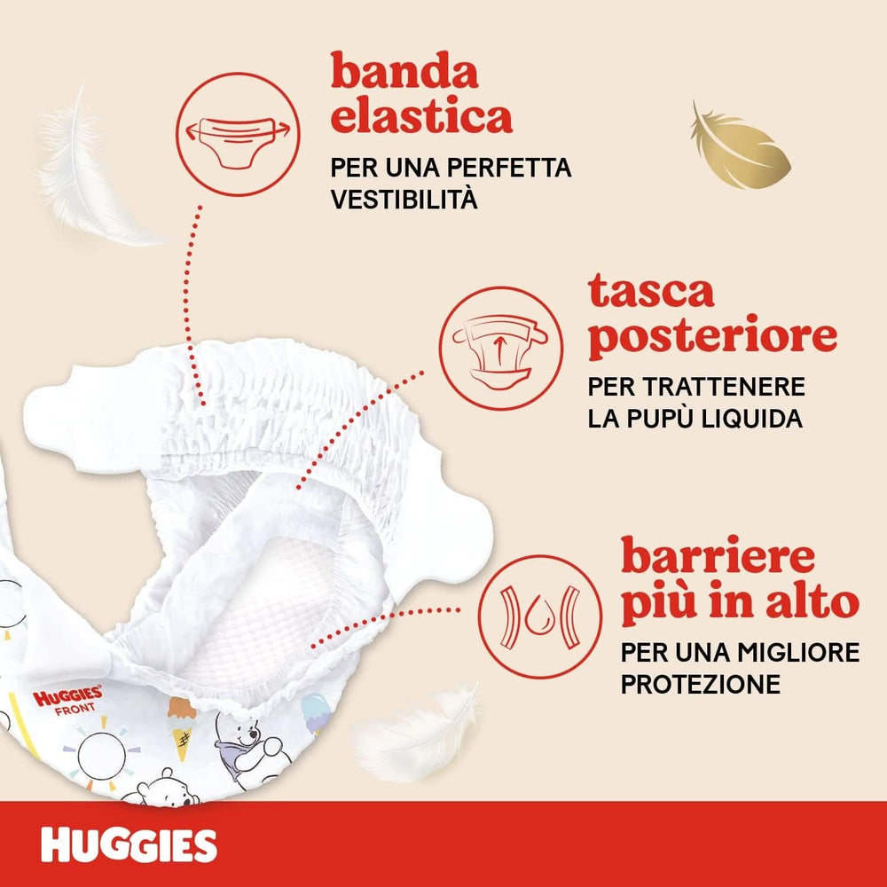 Huggies Extra Care Babywindeln, Größe 1 (2–5 kg), 28er-Packung Mutter und Kind Naty Shop