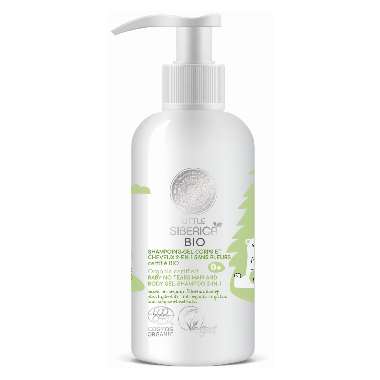 Gel de duș - Șamponare fără mirosuri Corps et Cheveux certifié BIO 250 ml Copii - Baie si Skincare Naty Shop Titlu implicit