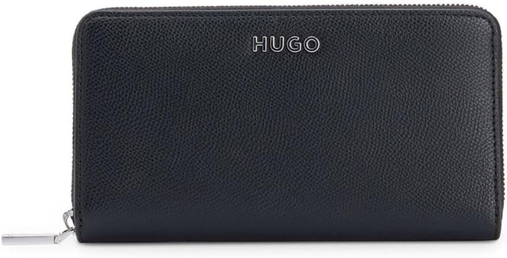 HUGO Ladies Chris Ziparound R. Zip_Around_Wallet Portofel Femei Naty Shop Negru1 O mărime se potrivește tuturor
