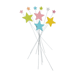 Set mit 10 essbaren Dekorationen, Sterne