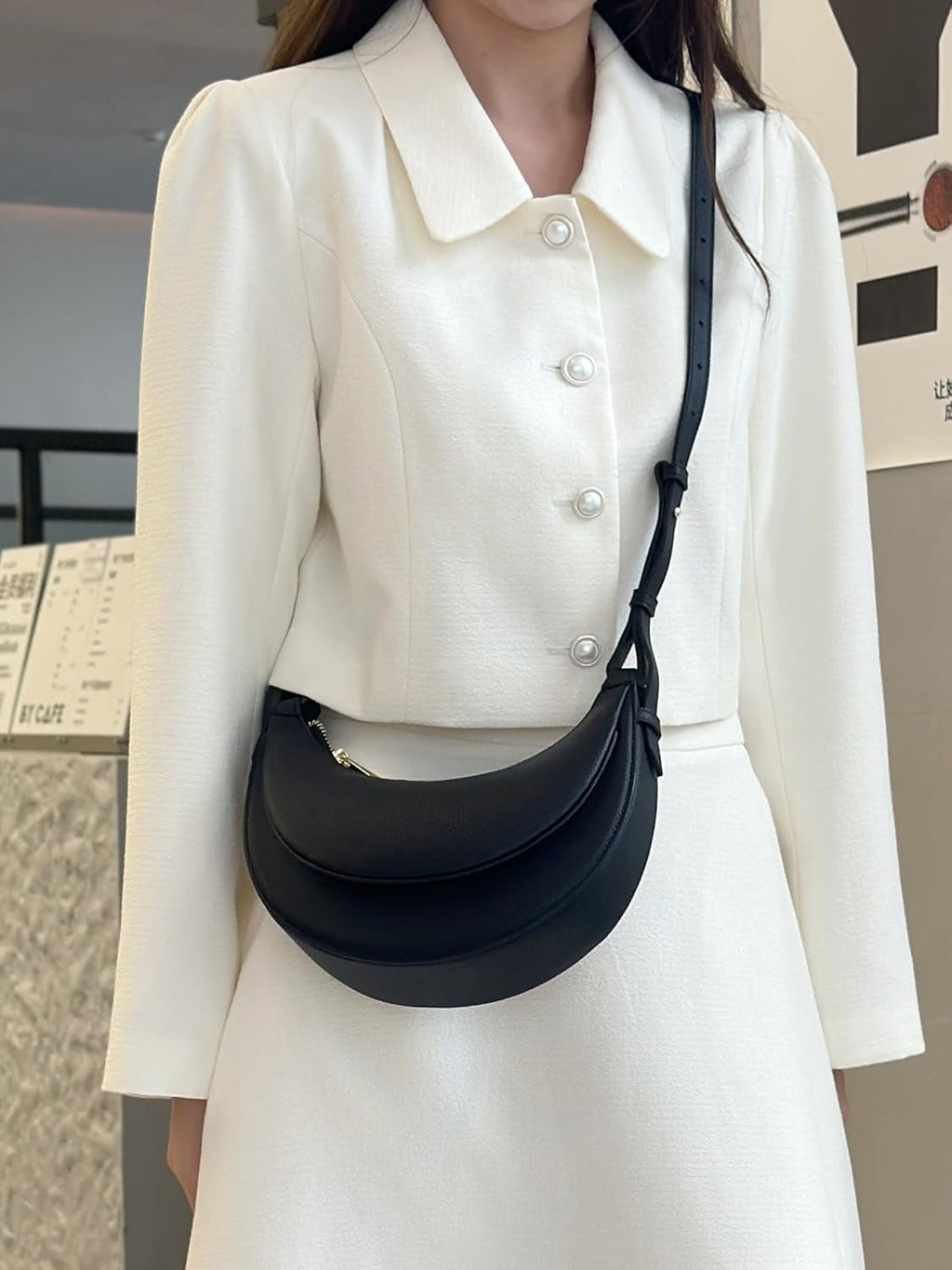 JW PEI Ladies Sharon geantă de umăr Genti Femei Naty Shop