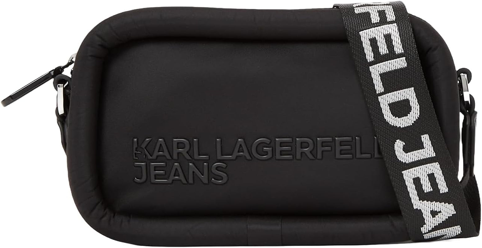 KARL LAGERFELD JEANS Puffy Camera Bag Crossbody Genti Femei Naty Shop Negru