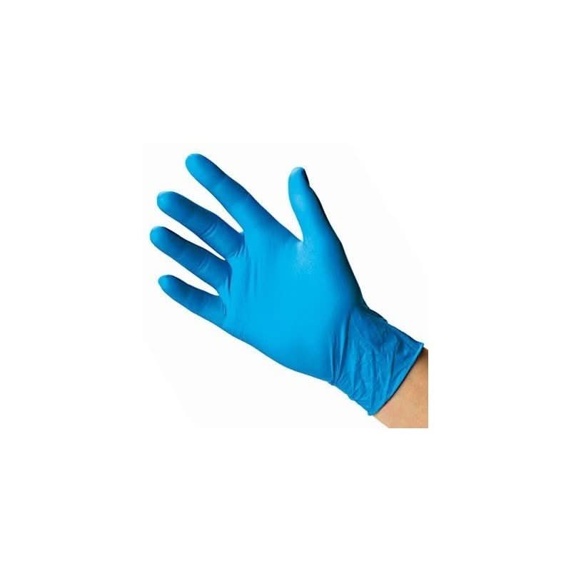 Manusi nitril nepudrate albastre Nitrylex 100buc, marimea S Nati Shop