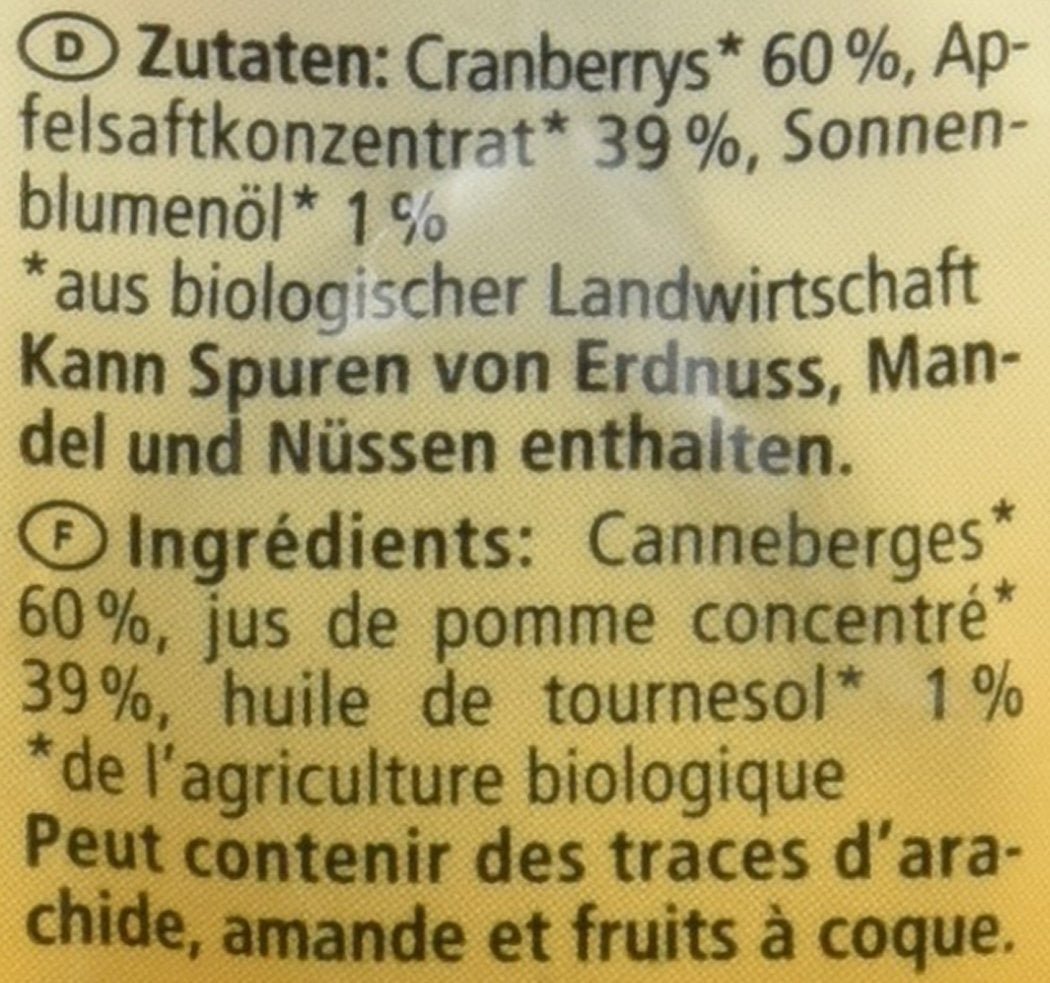 Merișoare organice, 100g Produse deshidratate Naty Shop