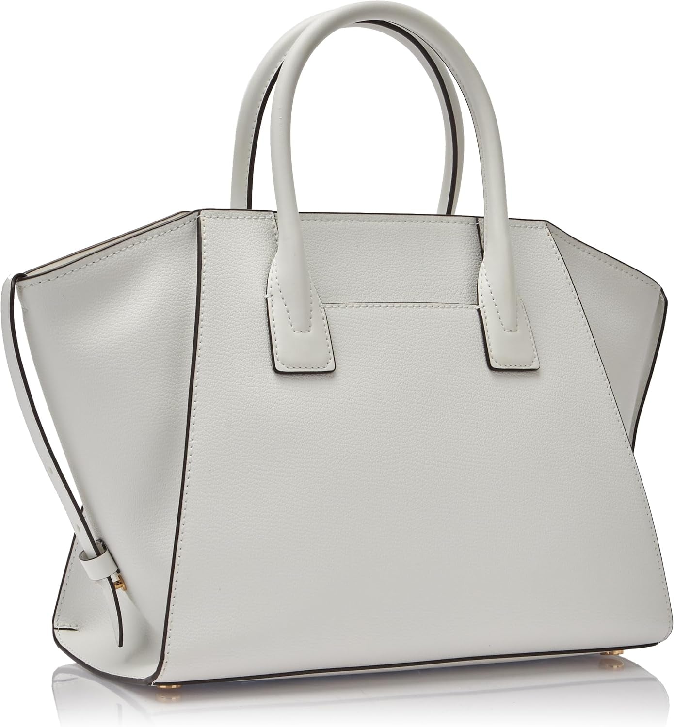 MICHAEL KORS Femeile Avril LG TZ Satchel Bag, Opticwhite Genti Femei Naty Shop