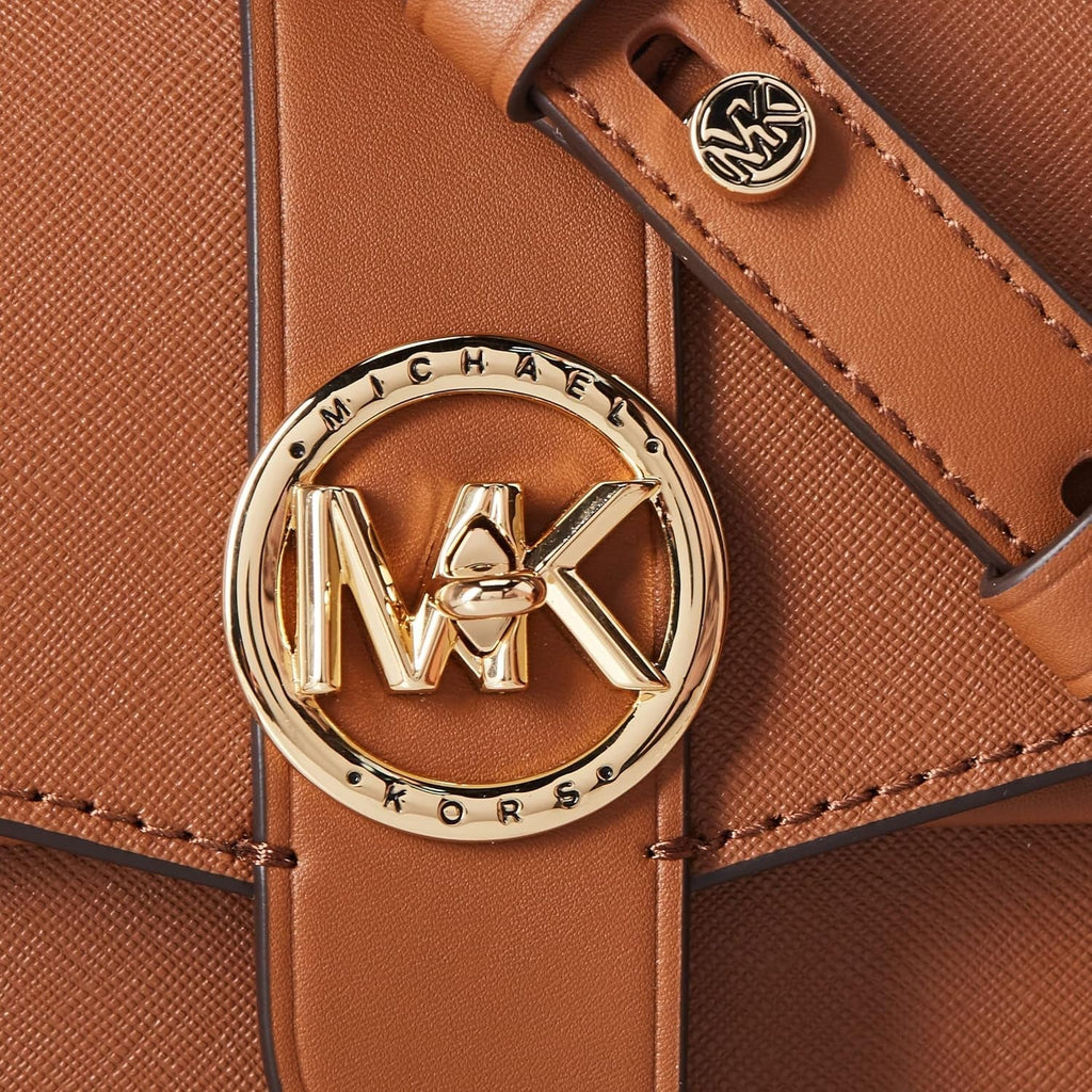 Michael Kors Women Greenwich Medium Saffiano Geantă din piele, Luggage Genti Femei Naty Shop