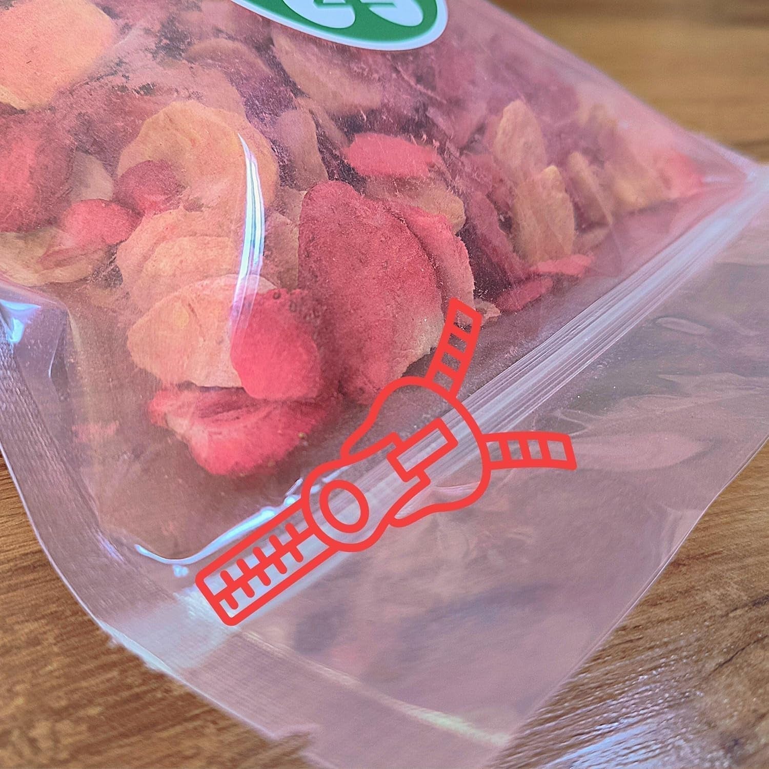 Mix de fructe liofilizate ErdBana XL 300g | Banane liofilizate + căpșuni liofilizate Set degustare fructe liofilizate | Mix de fructe liofilizate căpșuni și banane | ZingyZoo Produse deshidratate Naty Shop