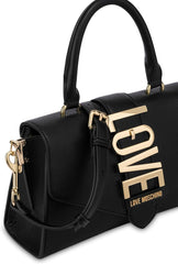 Moschino Borsa Love Geantă de mână, negru Genti Femei Naty Shop