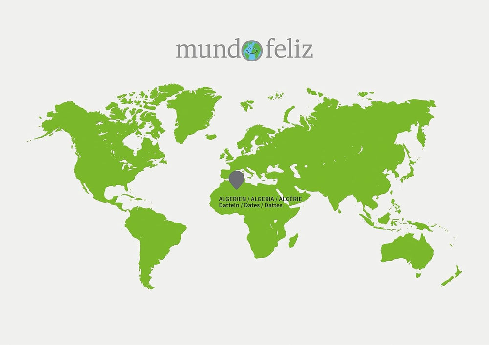 Mundo Feliz Curmale uscate cu sâmburi din agricultura ecologică, 2 x 500 g Produse deshidratate Naty Shop