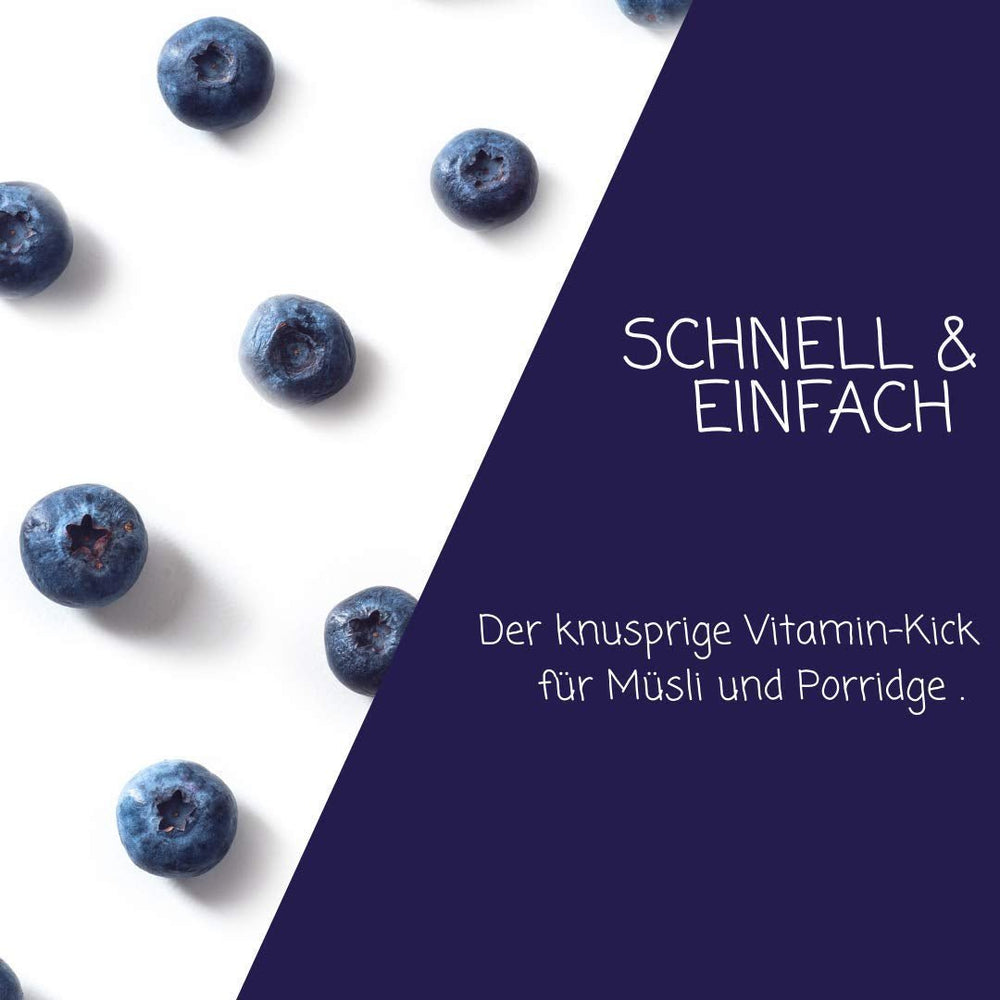 myfruits afine sălbatice, liofilizate, 300g, fără aditivi, 100% afine sălbatice, fructe liofilizate pentru muesli sau ca gustare Produse deshidratate Naty Shop