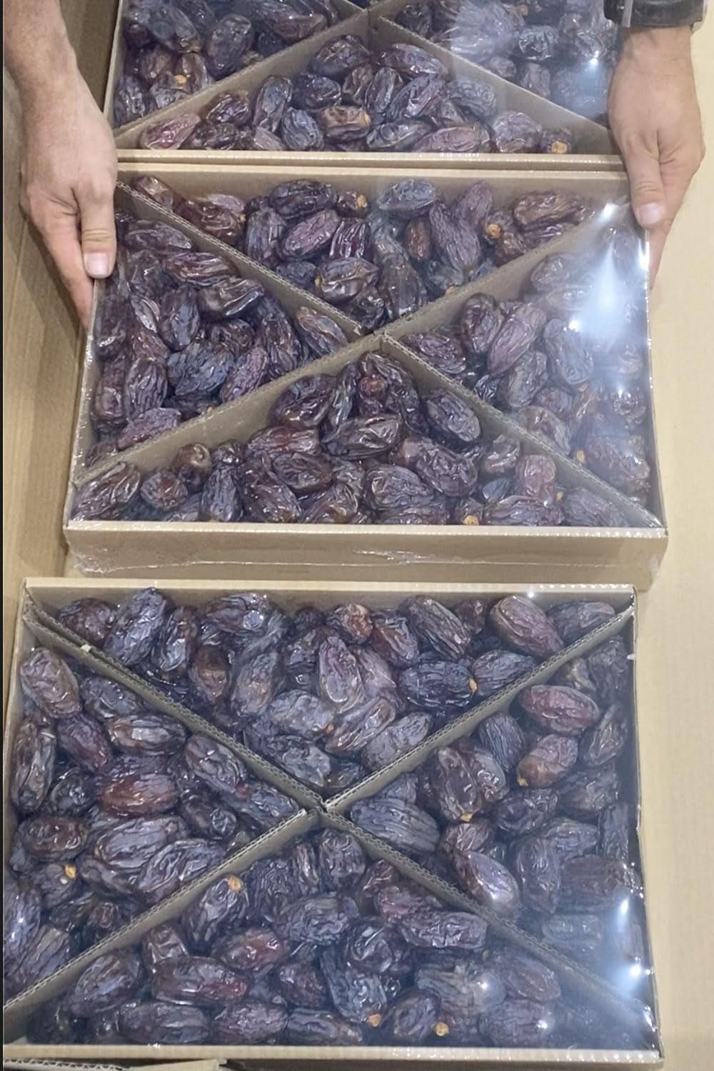 NABALI FAIRKOST FOR ALL Curmale Medjool Medjoul din Palestina - 100% naturale vegan aromate tradiționale proaspete și orientale I fără conservanți 5 kg (1 pachet), Small/Medium Produse deshidratate Naty Shop
