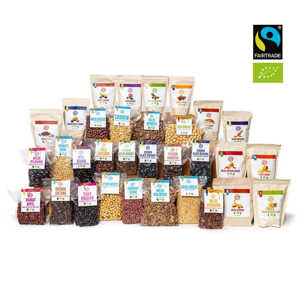 PAKKA - Cireșe organice Fairtrade uscate la soare 750g, cireșe organice recoltate sălbatice, neulei, neîndulcite direct de la micii fermieri din Samarkand, Uzbekistan, vegan, 750g Produse deshidratate Naty Shop