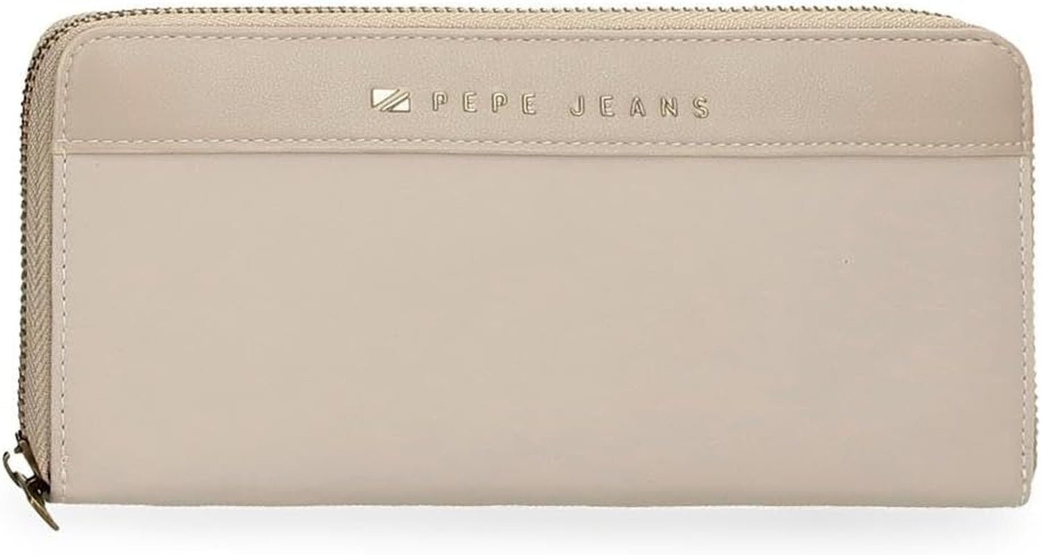 Pepe jeans Joumma Bags Morgan rucsac casual, genți de călătorie, bej și negru, piele artificială pentru femei, bej, Talla única, poșetă Portofel Femei Naty Shop Titlu implicit