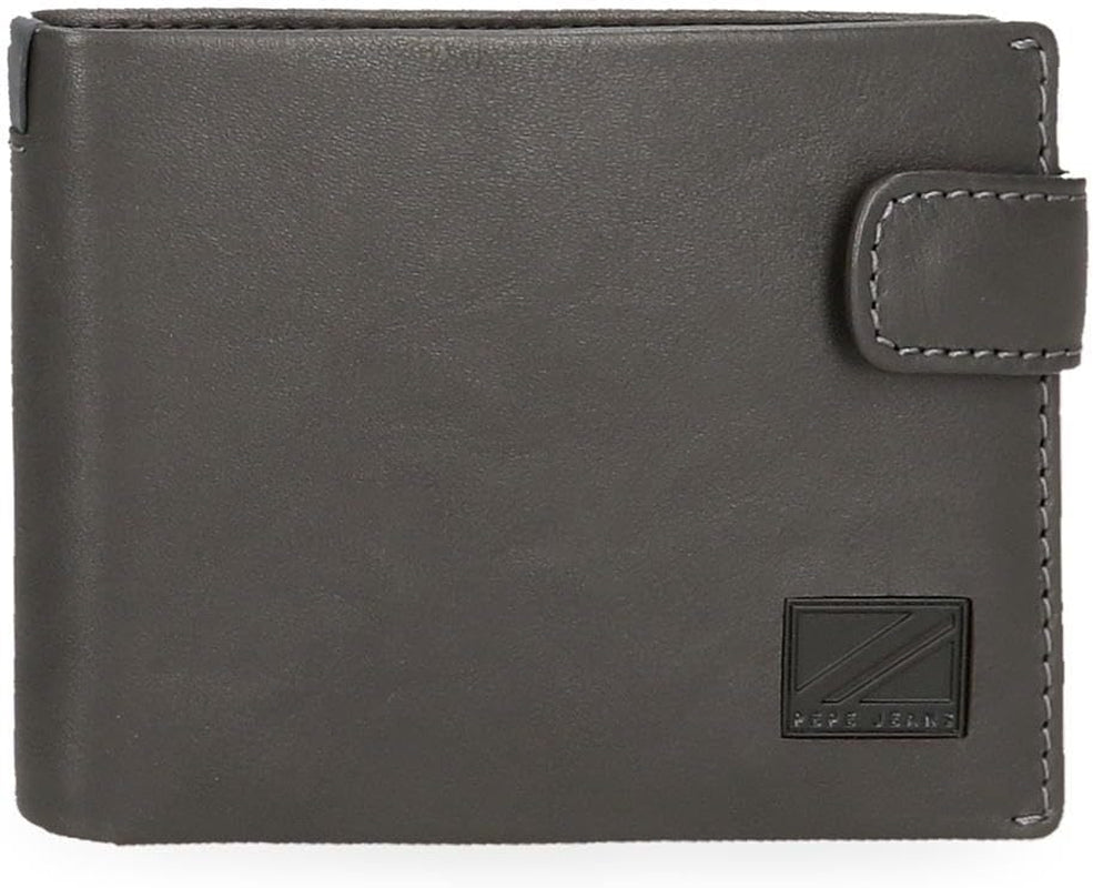 Pepe Jeans Marshal închidere portofel, închidere portofel Portofel Barbati Naty Shop Gri