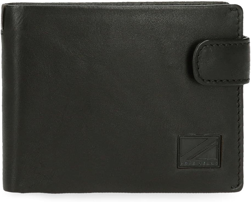 Pepe Jeans Marshal închidere portofel, închidere portofel Portofel Barbati Naty Shop Negru