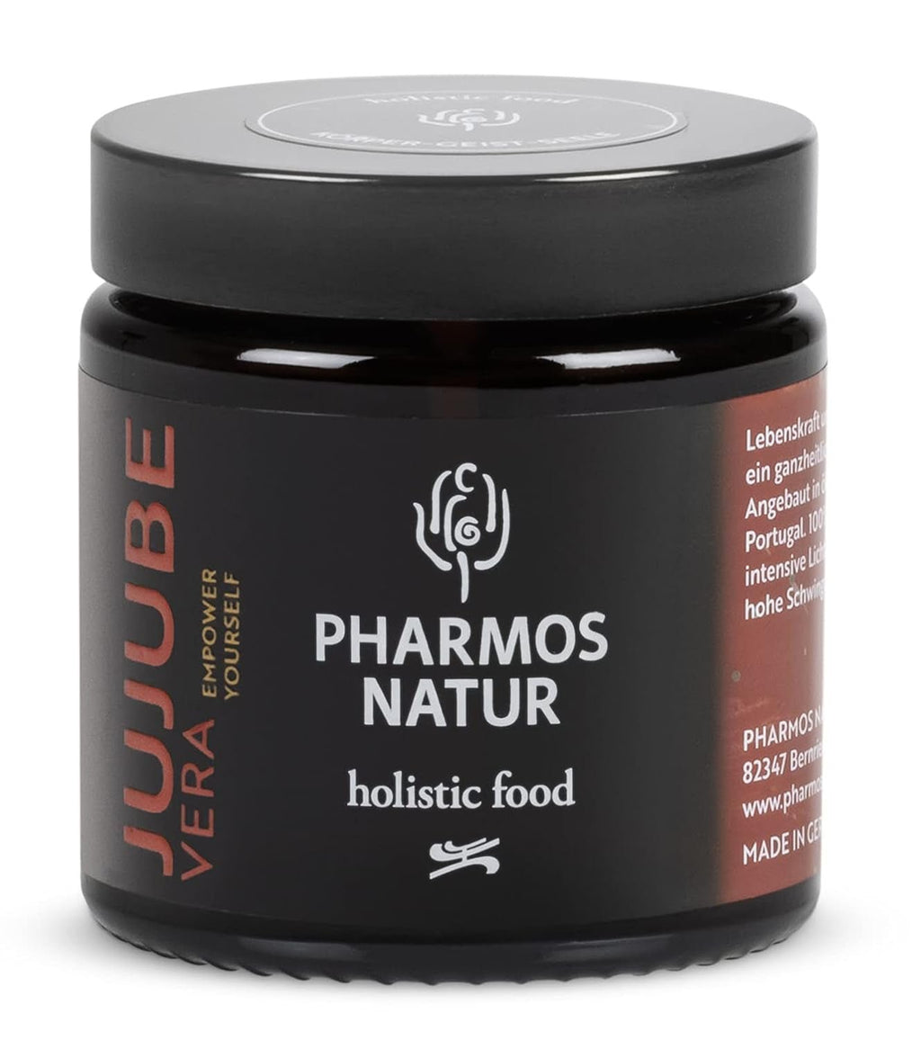 Pharmos Natur Jujube pulbere de fructe 50 g - vegan, fără gluten - alimente naturale pulbere uscată JujubeVera Produse deshidratate Naty Shop Titlu implicit