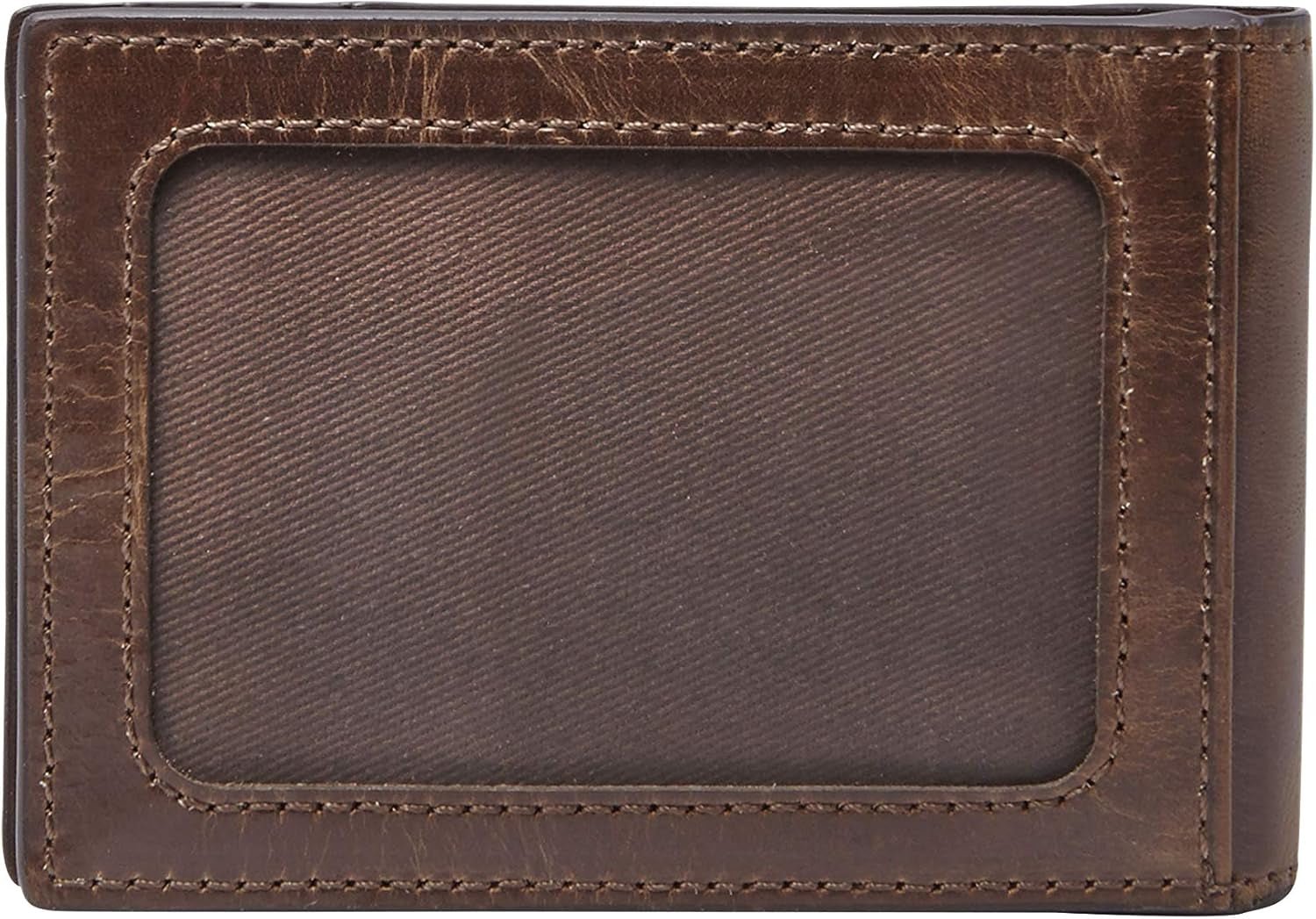 Portofel bifold Fossil Andrew din piele pentru bărbați 11,5 cm L x 1,9 cm l x 7,7 cm H Portofel Barbati Naty Shop