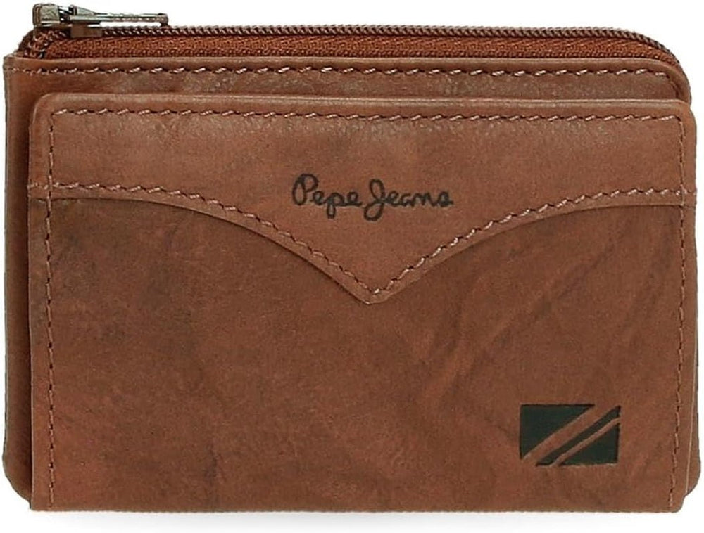 Portofel jachetă Pepe Jeans cu suport pentru carduri, mărime unică Portofel Barbati Naty Shop Maro