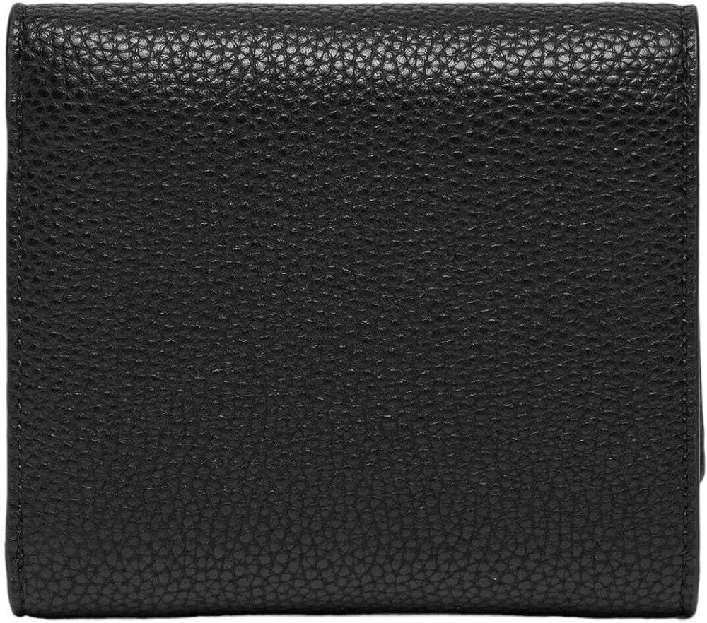 Portofel pentru femei Armani Exchange Wave Bi-Fold, negru Portofel Femei Naty Shop