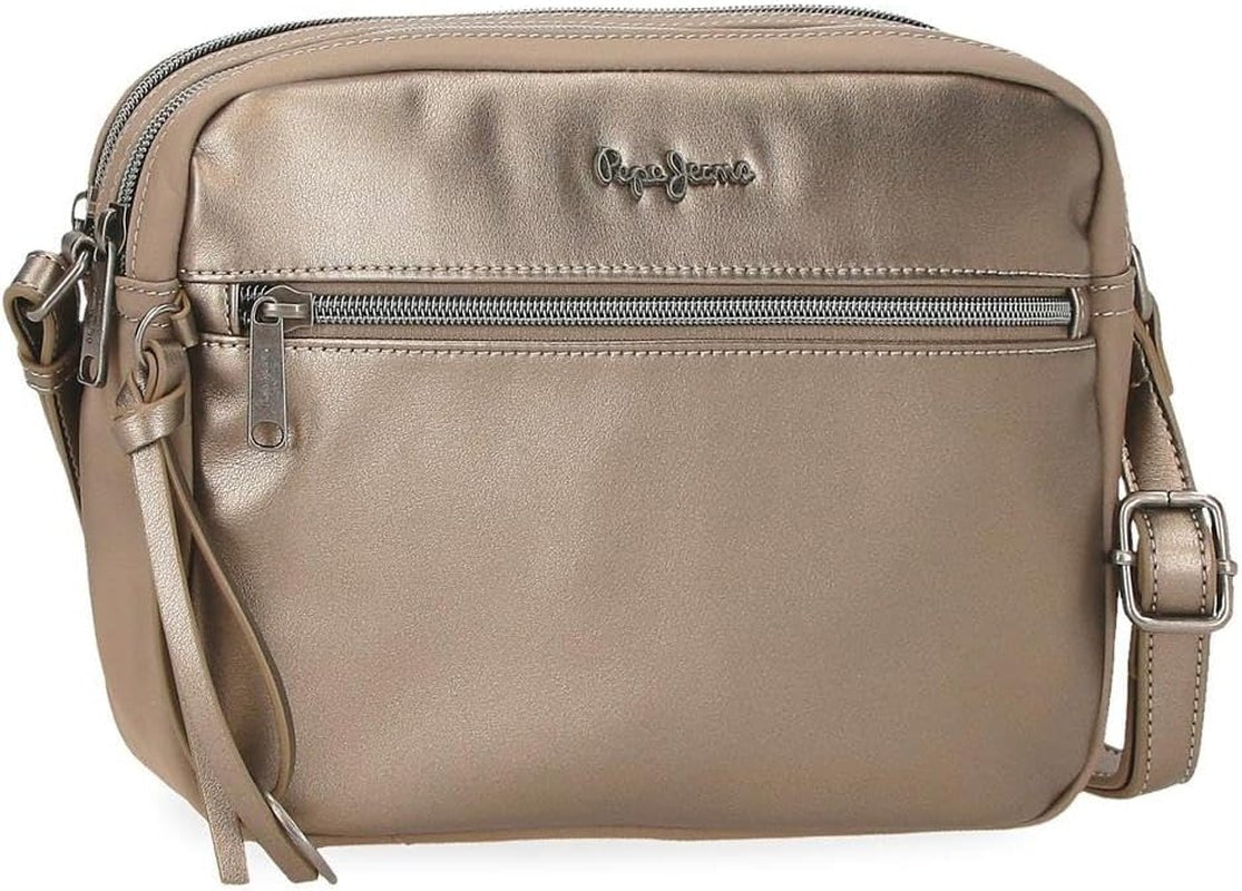 Portofel Pepe Jeans Ruby, poșetă, portofel, realizat din poliester și cu detalii din piele artificială. Compartimente, fermoare. De la Joumma Bags Portofel Femei Naty Shop Rubin Geantă de umăr dublă