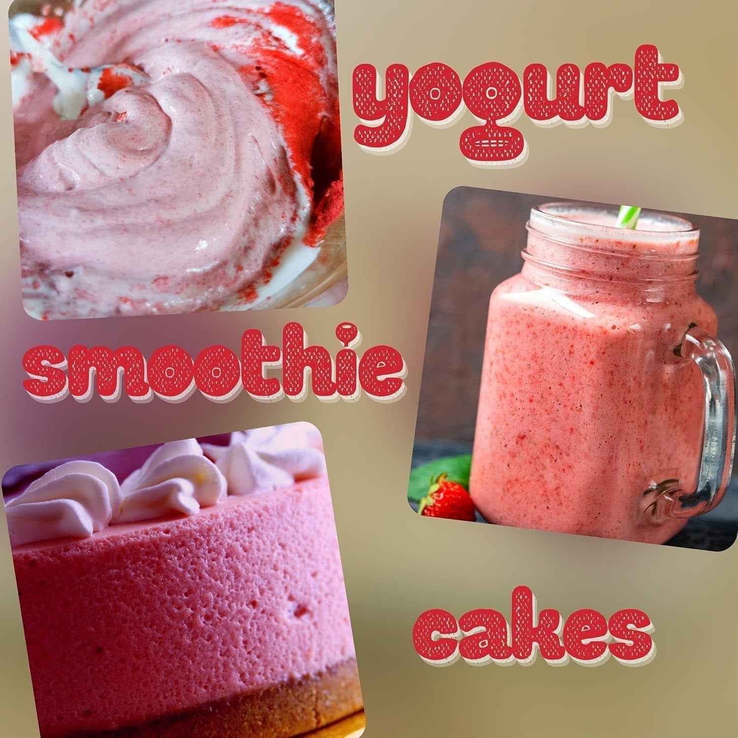 Pulbere de fructe uscate prin congelare Pulbere de căpșuni | Pulbere de căpșuni uscate prin congelare Pulbere de căpșuni | Pulbere de căpșuni Smoothie Pudding de căpșuni Fructe uscate (100g) Produse deshidratate Naty Shop