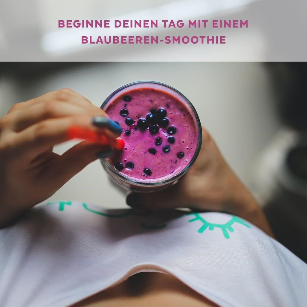 Pulbere organică de afine sălbatice, afine întregi liofilizate, 100% calitatea alimentelor crude, bogate în antioxidanți și vitamina C, fără zahăr adăugat, recoltate în Europa de Nord Produse deshidratate Naty Shop