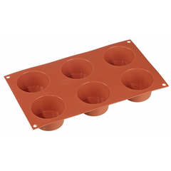 Silikon-Muffinform, 6 Mulden