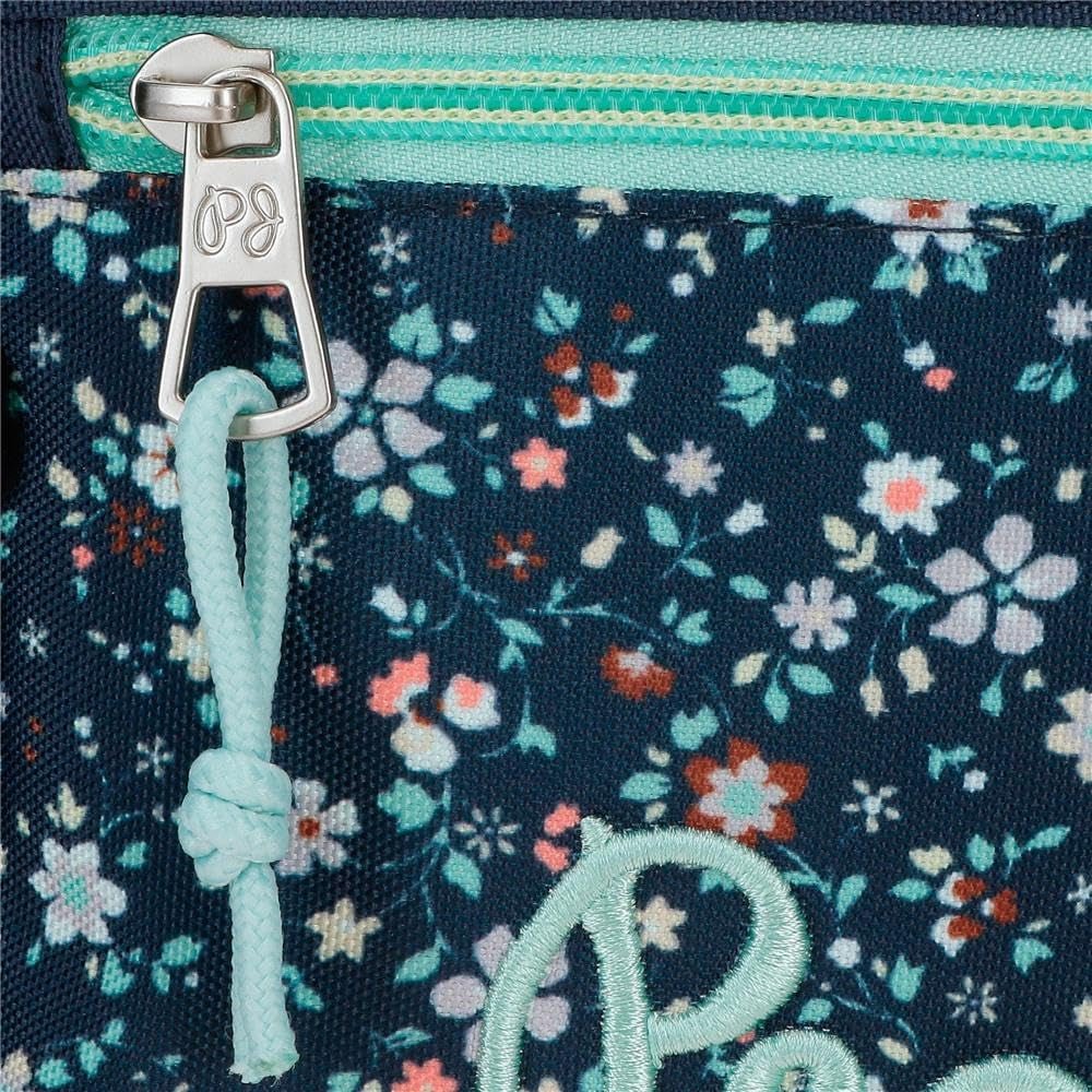 Rucsac școlar Pepe Jeans Alenka cu troler, albastru, 30 x 40 x 12 cm, poliester, 14,4 l, albastru, rucsac școlar cu troler Rucsacuri si ghiozdane premium Naty Shop