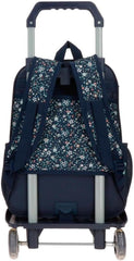 Rucsac școlar Pepe Jeans Alenka cu troler, albastru, 30 x 40 x 12 cm, poliester, 14,4 l, albastru, rucsac școlar cu troler Rucsacuri si ghiozdane premium Naty Shop