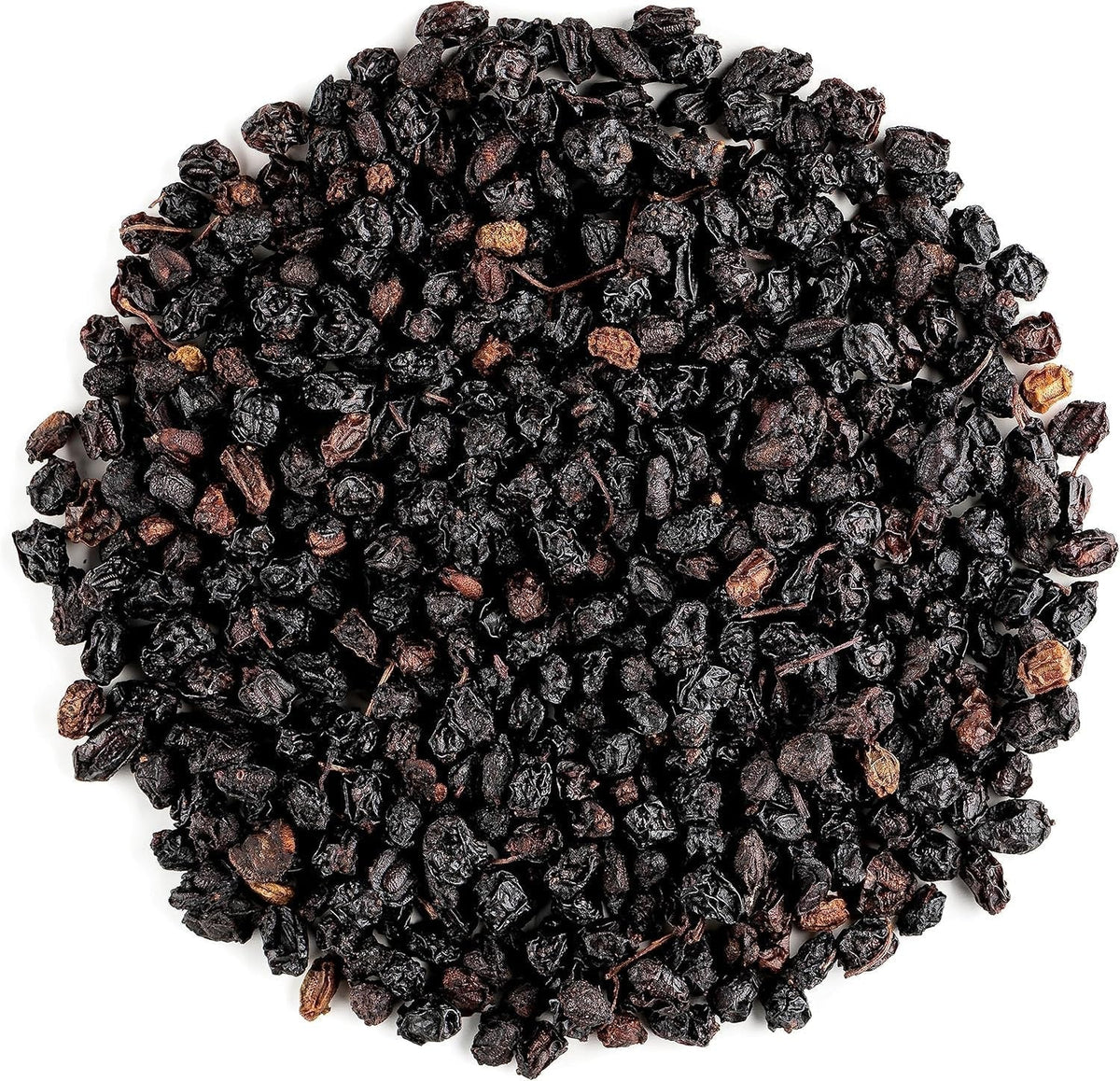 Sambuca neagră organică de soc - fructe de sambucus întregi - fructe de soc Produse deshidratate Naty Shop 200 G (1 pachet) Soc negru