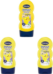 Șampon și gel de duș pentru copii, Pokémon Pikachu Edition, 230 ml (pachet de 3) Copii - Baie si Skincare Naty Shop 230 Ml (pachet de 3)