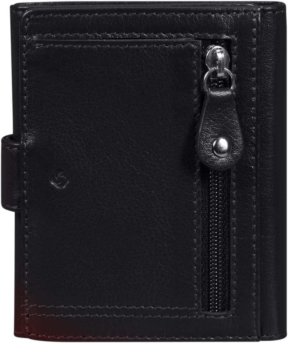 Samsonite Attack 2 SLG - Portofel, 10 cm, negru (Negru) Portofel Barbati Naty Shop
