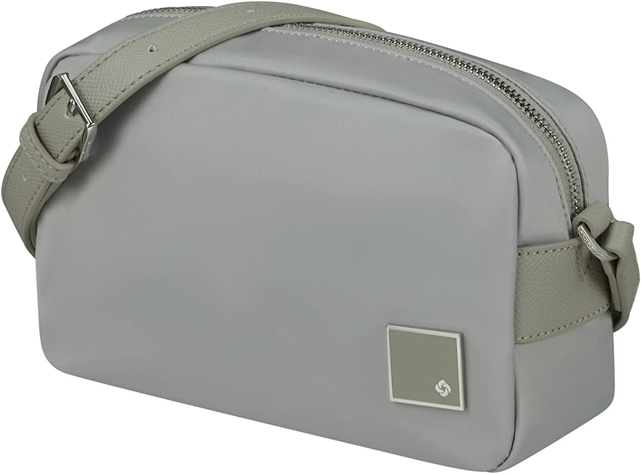 Samsonite Essentially Karissa - Geantă de umăr Genti Femei Naty Shop Gri (Dove Grey)