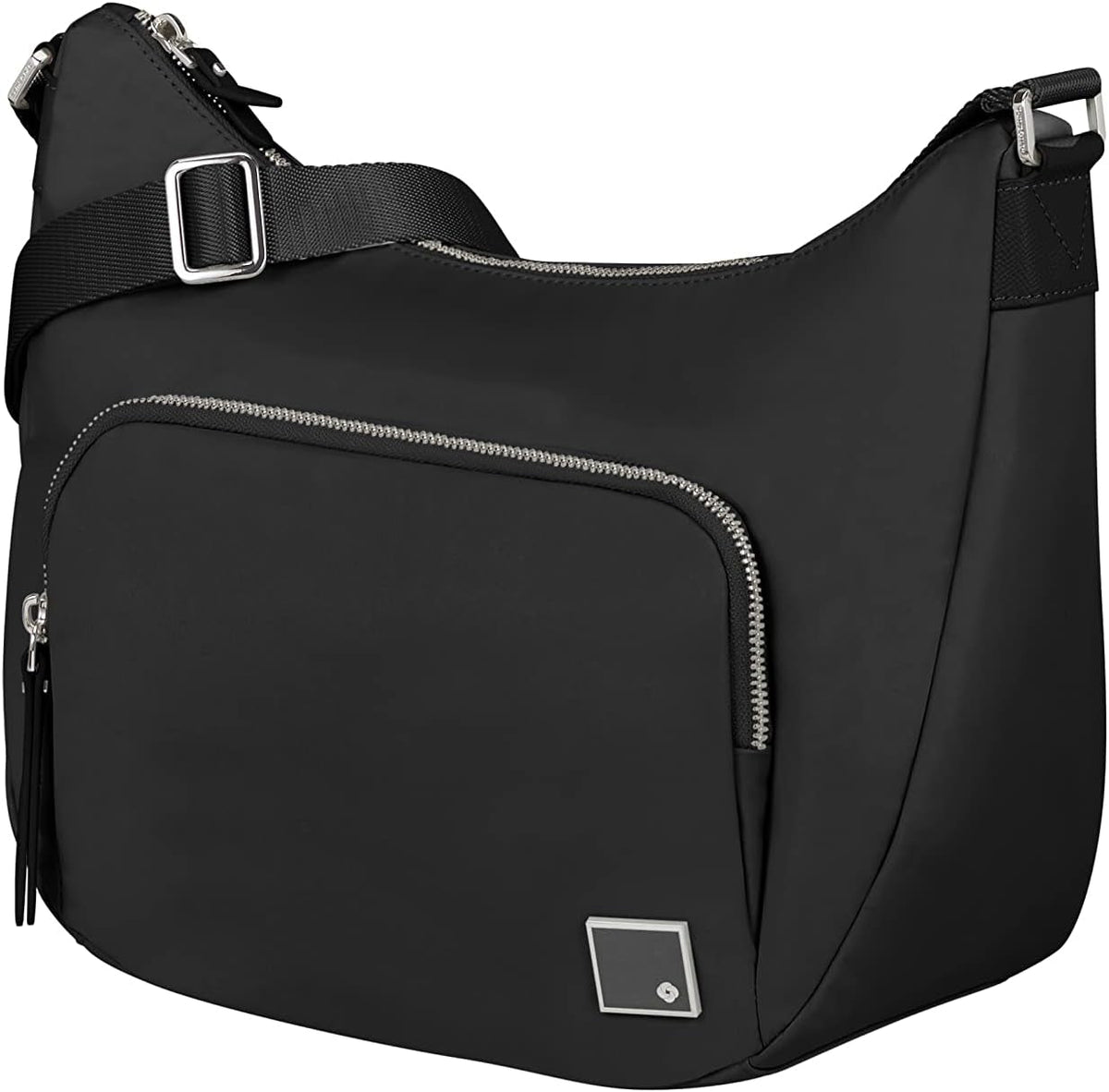 Samsonite Essentially Karissa - Geantă de umăr M, 36 cm, negru (Negru) Genti Femei Naty Shop Negru (negru) Geantă de umăr M