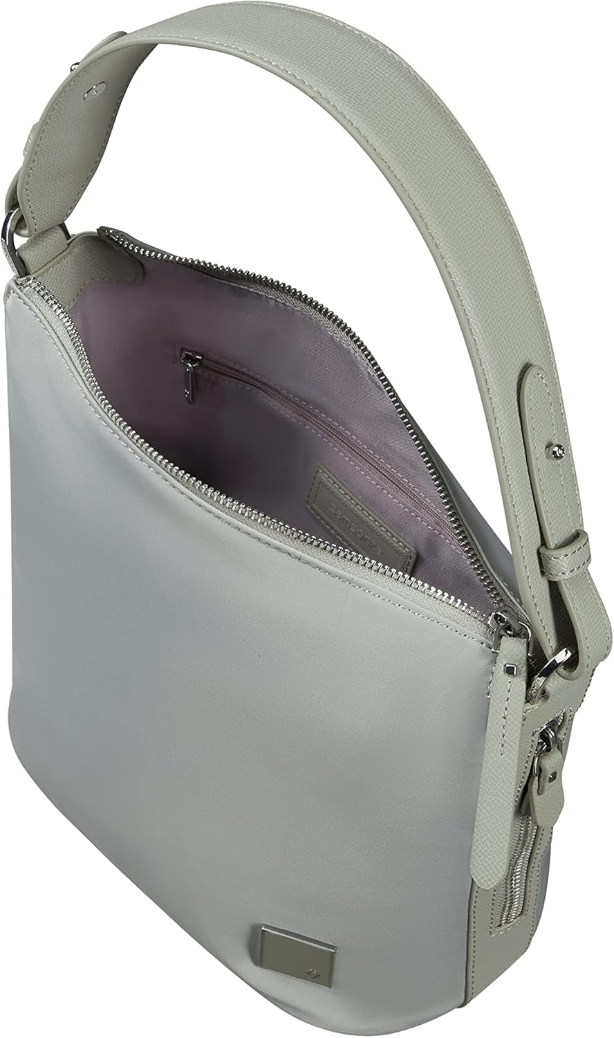 Samsonite Essentially Karissa - Geantă de voiaj S, 27 cm, gri (Dove Grey) Genti Femei Naty Shop