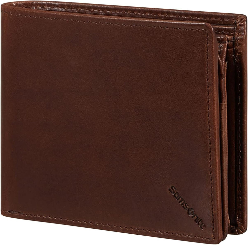 Samsonite Veggy SLG - Portofel, 10,5 cm, maro (maro închis) Portofel Barbati Naty Shop Titlu implicit