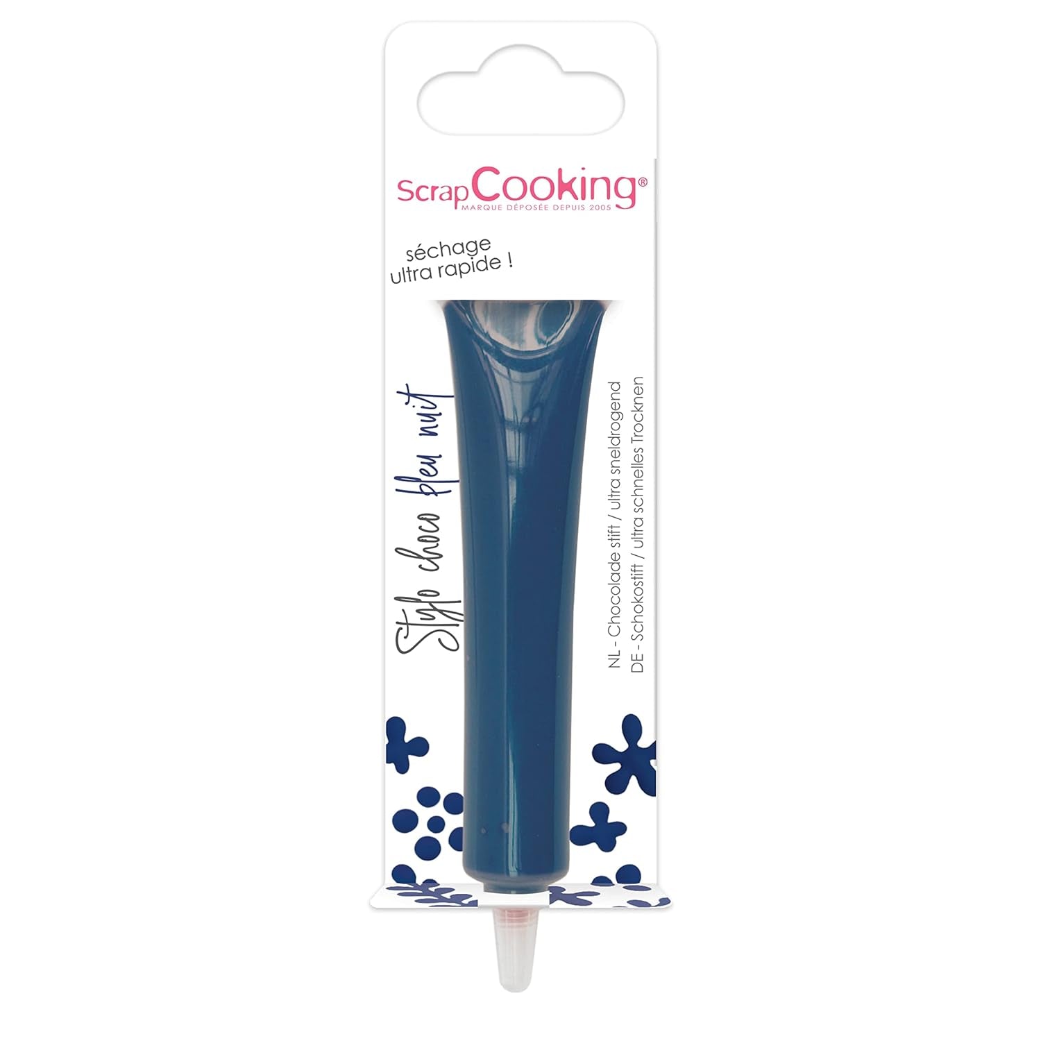 ScrapCooking - colorant alimentar, diverse culori, la tub pentru scriere, 25 grame Pasta de zahar Naty Shop Albastru de noapte Mic