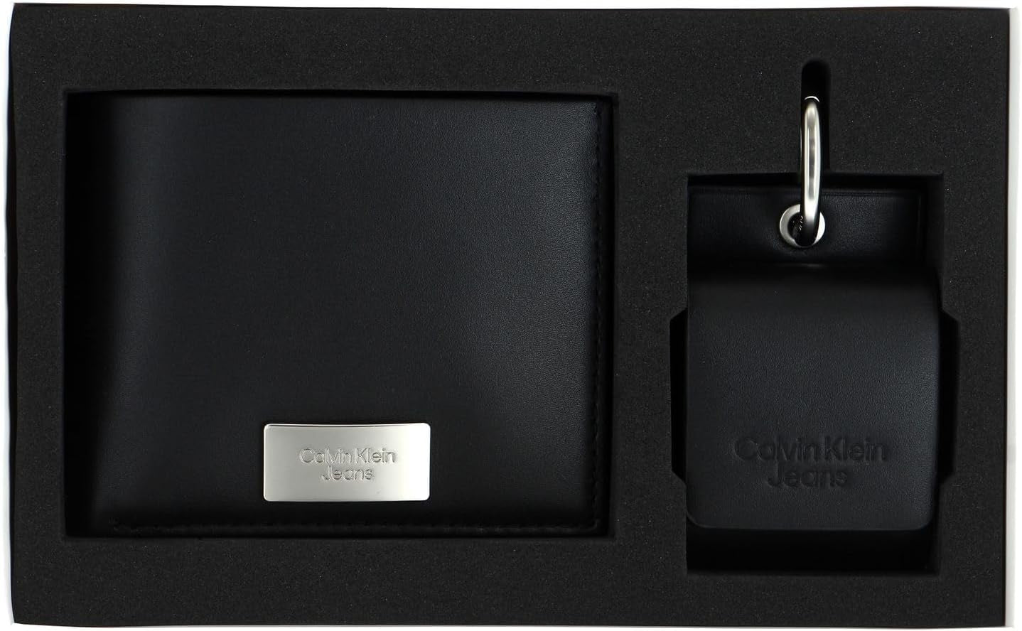 Set cadou Calvin Klein Jeans pentru bărbați Gifting Portofel bifold & husă AirPods, negru (Black), Onesize Portofel Barbati Naty Shop