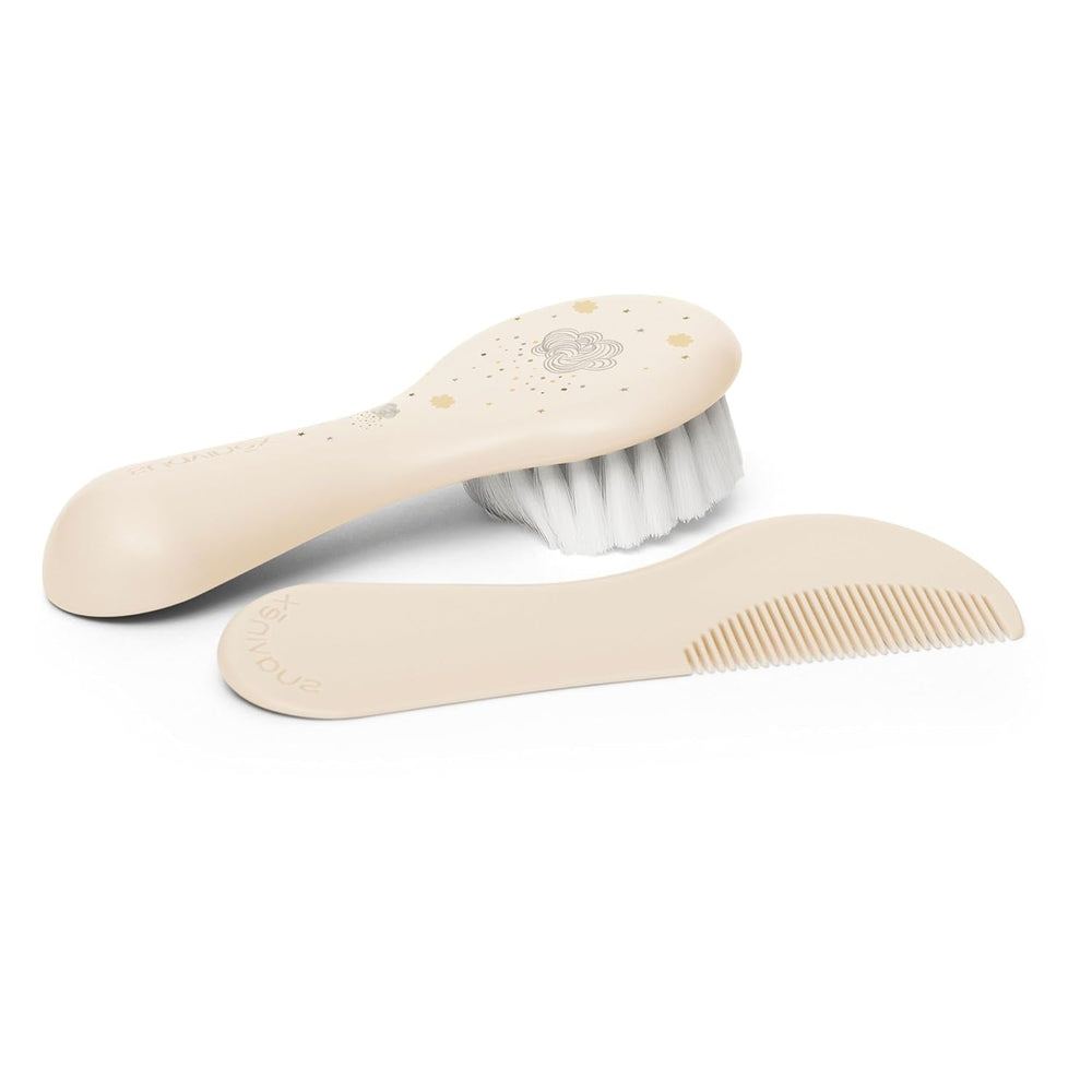 Suavinex 3162385 Pieptene cu perie, alb Copii - Baie si Skincare Naty Shop Titlu implicit