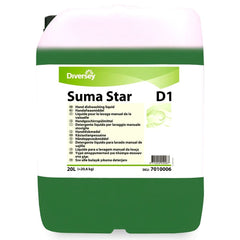 Suma Star D1 - Manuelles konzentriertes Flüssigwaschmittel für professionelles Geschirr 20L Detergenti Nati Shop