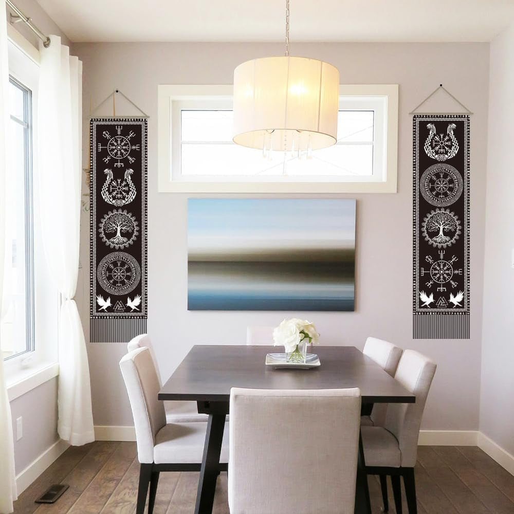 Tapiserie ahandmaker simbol viking copacul vietii rune Casa - Accesorii si Decoratiuni Naty Shop
