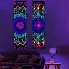 Tapiserie alishomtll pack mandala reactiv boemian vertical Casa - Accesorii si Decoratiuni Naty Shop 2 pachete 120X32.5Cm