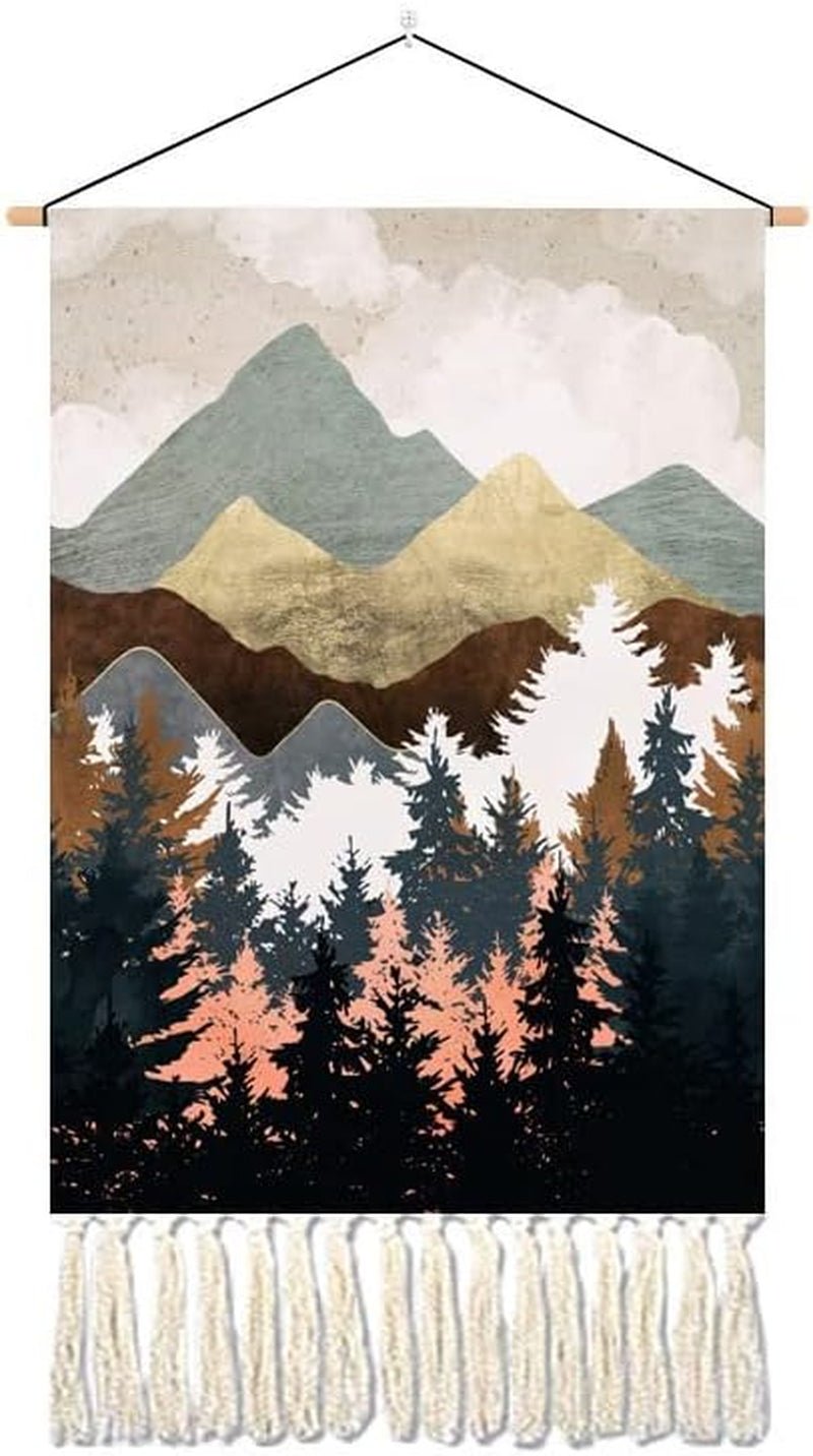 Tapiserie bucati tesuta munti paduri soare luna Casa - Accesorii si Decoratiuni Naty Shop