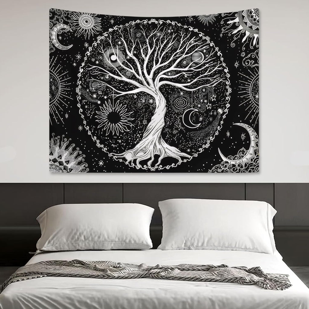 Tapiserie copac viata sun moon Casa - Accesorii si Decoratiuni Naty Shop