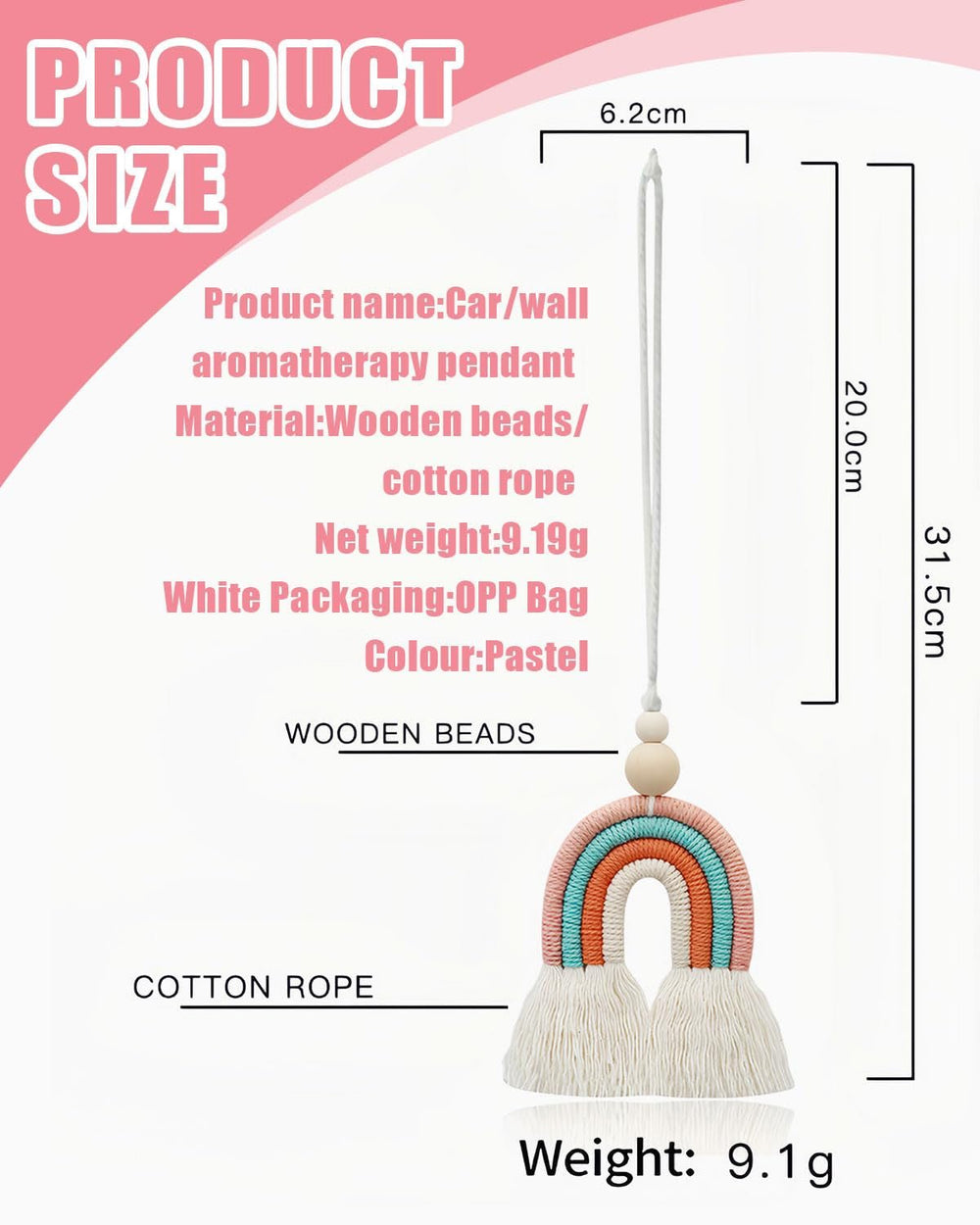 Tapiserie kgduyc bucata tesuta manual curcubeui14camera copiilor curcubeu Casa - Accesorii si Decoratiuni Naty Shop