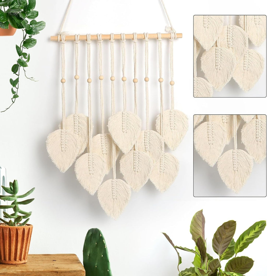 Tapiserie quotre manual plat ghirlanda tesute frunze Casa - Accesorii si Decoratiuni Naty Shop