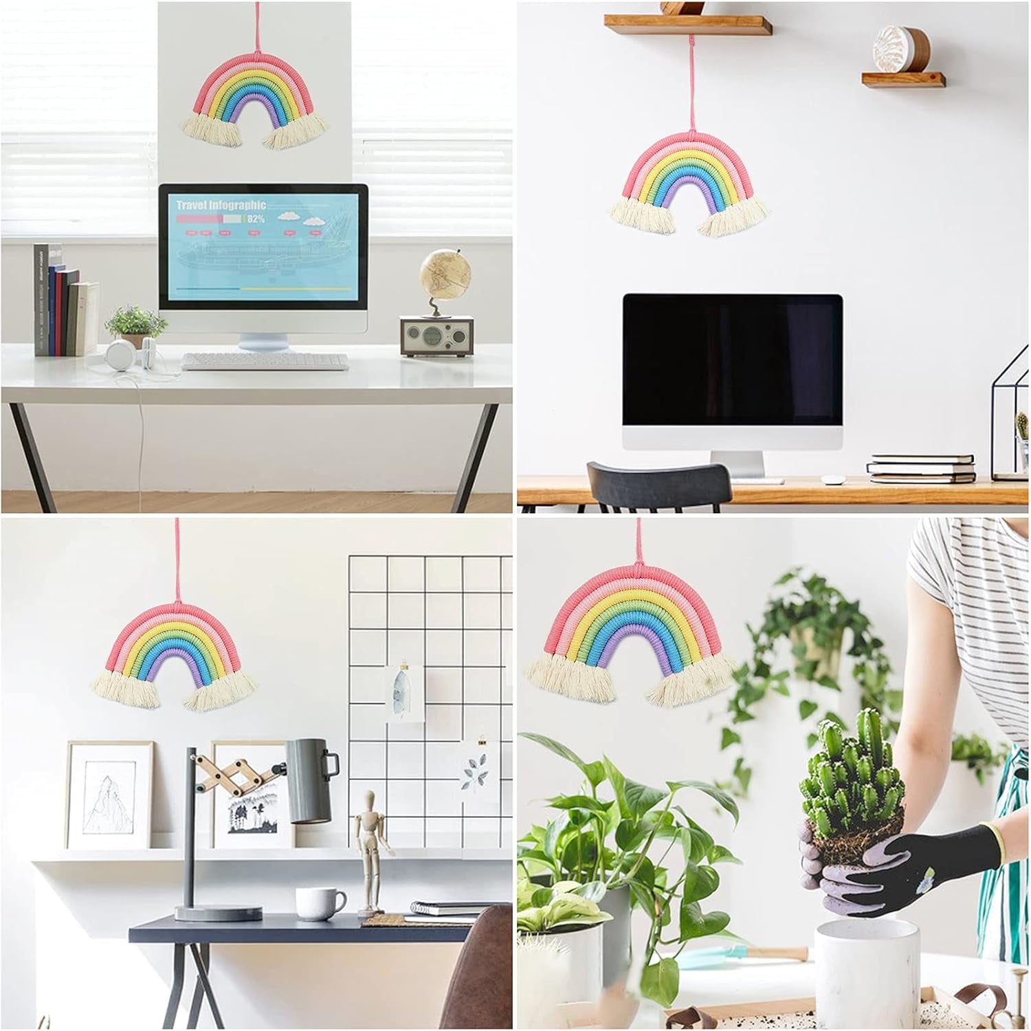 Tapiserie rainbow decorativa decorarea dormitorului pepinierei Casa - Accesorii si Decoratiuni Naty Shop